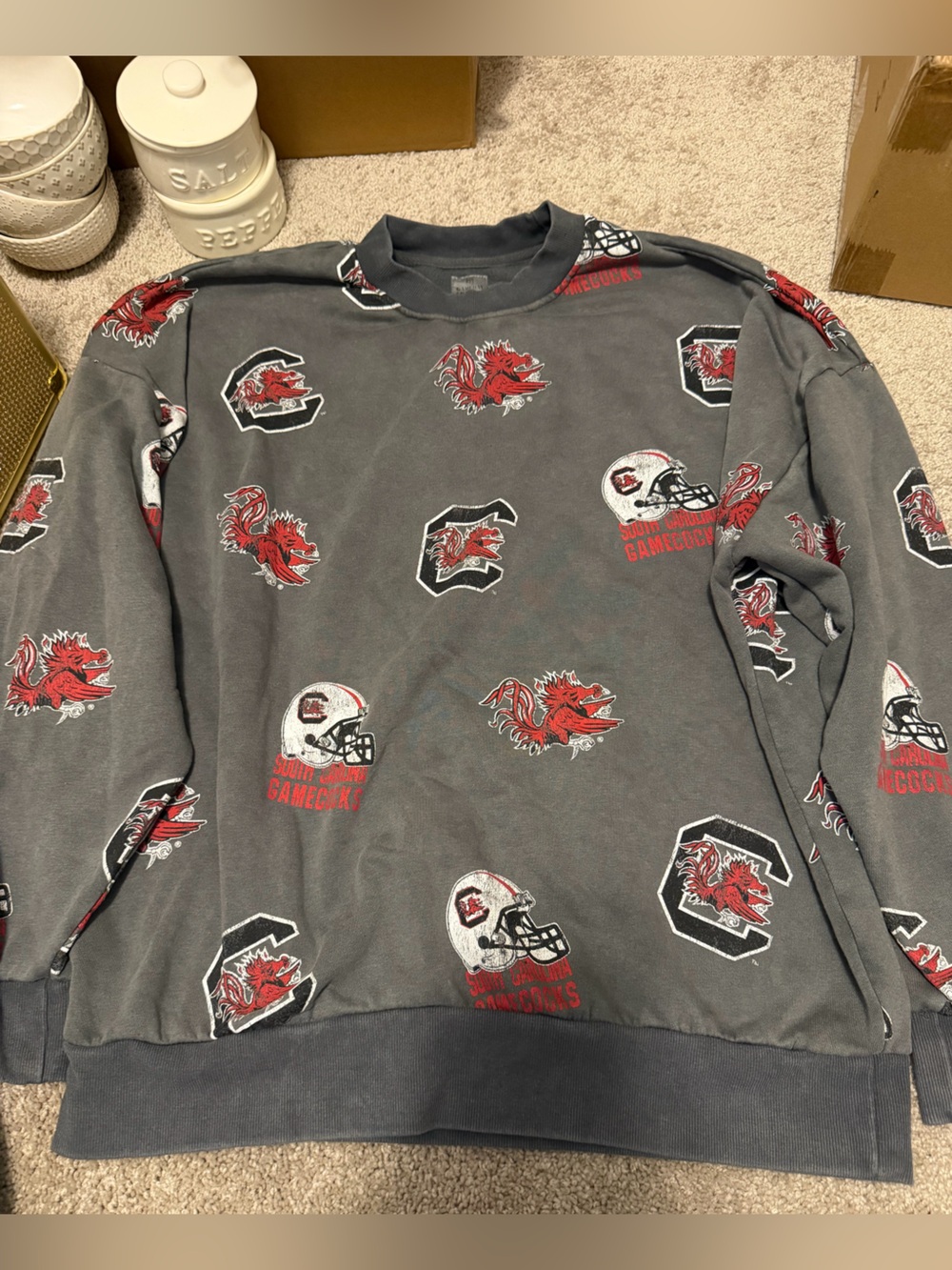 Game day University of South Carolina Gamecocks Crewneck